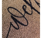 Tapis grattant - Saturne - 40 x 60 x 1.5 cm - motif Welcome