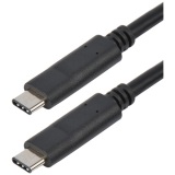 Cordon USB-C mâle - USB-C mâle - 3.2 GEN 1 - 1 m - noir