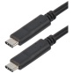 Cordon USB-C mâle - USB-C mâle - 3.2 GEN 1 - 1 m - noir