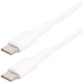 Cordon USB-C mâle - USB-C mâle  - 2.0 - 1 m - blanc