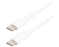 Cordon USB-C mâle  - USB-C mâle - 2.0 -  2 m - blanc