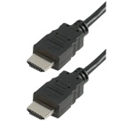 Cordon HDMI - A mâle à mâle - 1.5 m - noir