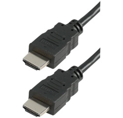 Cordon HDMI - A mâle à mâle - 1.5 m - noir