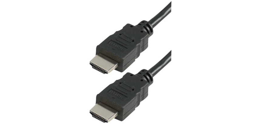 Cordon HDMI - A mâle à mâle - 1.5 m - noir