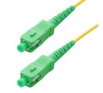 Cordon jarretières optiques SC-APC mâle - SC/APC mâle - 2 m - jaune