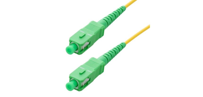 Cordon jarretières optiques SC-APC mâle - SC/APC mâle - 2 m - jaune
