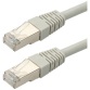 Cordon RJ45 mâle à mâle - Cat. 6a F/UTP - 5 m - gris