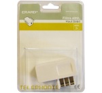 Filtre ADSL - prise T mâle - prise T femelle - RJ11 femelle