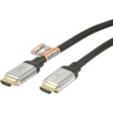 Cordon HDMI 2.0b - A mâle à mâle - 2 m - noir