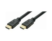 Cordon HDMI gold  A mâle à mâle 2 m noir