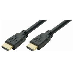 Cordon HDMI gold  A mâle à mâle 2 m noir
