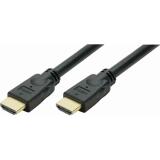 Cordon HDMI gold - A mâle à mâle - 3 m - noir