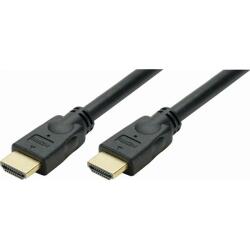 Cordon HDMI gold - A mâle à mâle - 3 m - noir