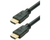 Cordon HDMI gold - A mâle à mâle - 5 m - noir