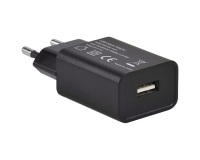 Chargeur USB-A 1A - 2P sur secteur - noir