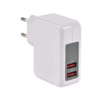 Chargeur 2 USB-A - 17W - 2P sur secteur - 8203