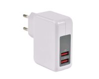 Chargeur 2 USB-A - 17W - 2P sur secteur - 8203