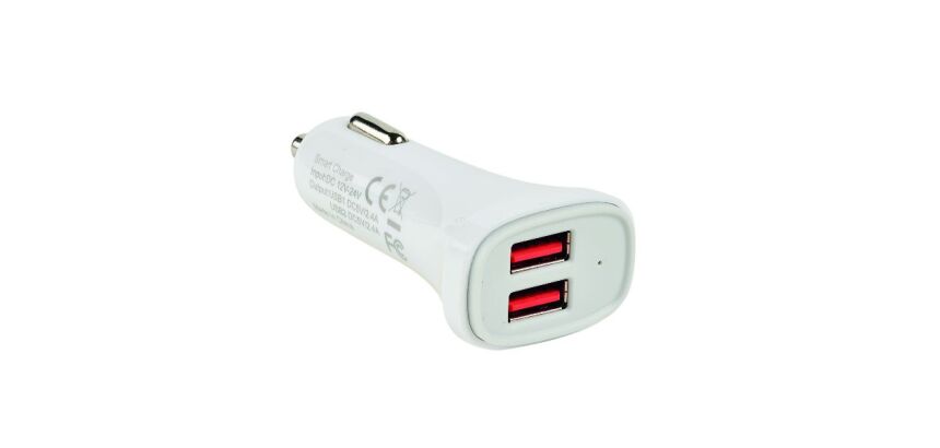 Chargeur allume-cigare - 2 USB-A - 12W - 8334