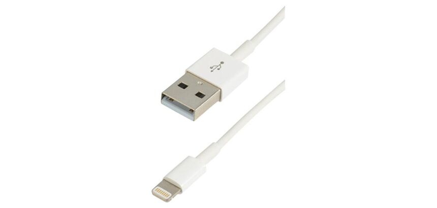 Cordon USB-A mâle Lightning mâle 1 m 8335
