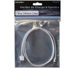 Cordon USB-A mâle Lightning mâle 1 m 8335