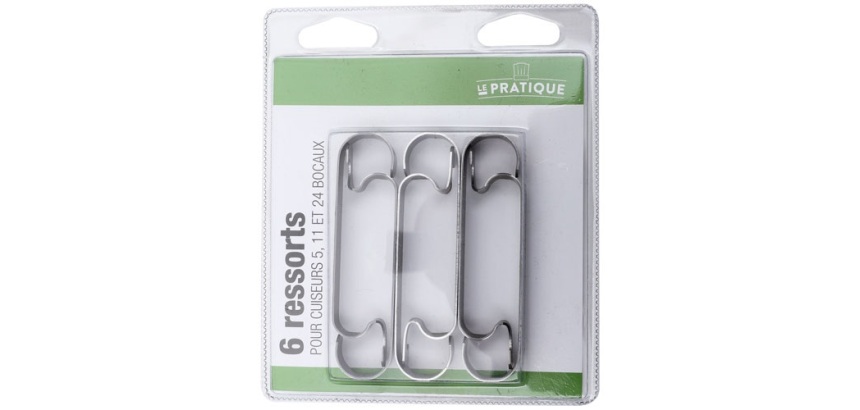 Ressorts pour stérilsation des bocaux Le Parfait - Lot de 6