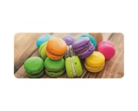 Tapis multi-usage - de cuisine - 50 x 120 cm - motif Macarons Mini