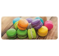 Tapis multi-usage - de cuisine - 50 x 120 cm - motif Macarons Mini