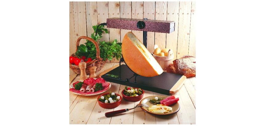 Rampe à raclette 1/2 meule - Montagnard