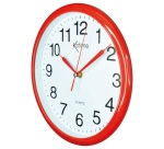 Pendule à quartz - murale - D : 26 cm - coloris assortis