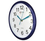 Pendule à quartz - murale - D : 26 cm - coloris assortis