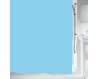 Rideau de douche - polyester - 180 x 200 cm - bleu