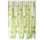 Rideau de douche - polyester - 180 x 200 cm - Bambou