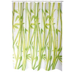 Rideau de douche - polyester - 180 x 200 cm - Bambou