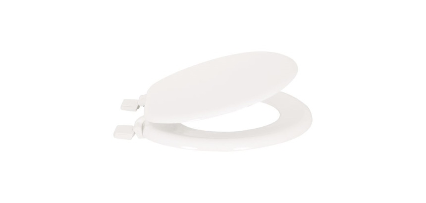 Abattant WC - MDF - charnières PS - blanc