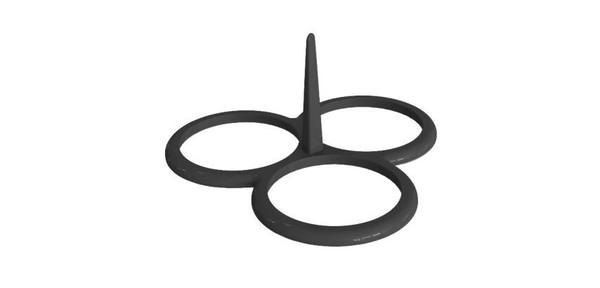 Moule 3 blinis en silicone