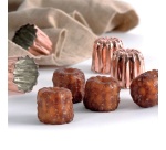 Lot de 3 moules à cannelés 5.5 cm en cuivre