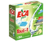 Pastilles lave-vaisselle - Tout-en-1 - parfum citron - lot de 30 de 20 gr