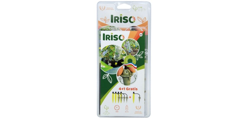 Lot de 4 goutteurs sur pied + 1 Offert - Iriso