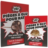 Piège à glu pour souris - lot de 2 plaques