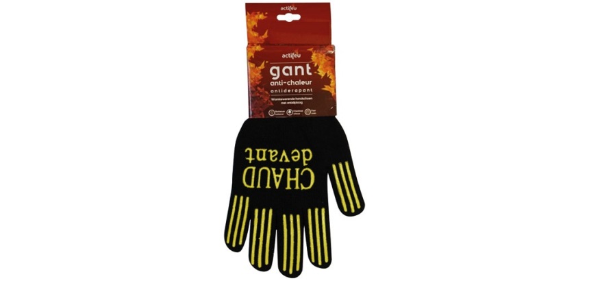 Maxi gant anti-chaleur -  protection poignet - protection 250° - ambidextre