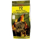 Allume-feu - écologique individuel - bois compressé - lot de 72