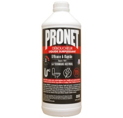 Déboucheur liquide surpuissant à l'acide sulfurique 15% 1L