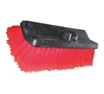 Brosse - bi-faces souple - 25 cm - rouge