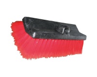 Brosse - bi-faces souple - 25 cm - rouge