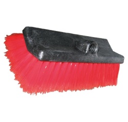 Brosse - bi-faces souple - 25 cm - rouge