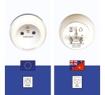 Adaptateur de voyage - France/Australie et Chine
