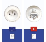Adaptateur de voyage - France/Suisse