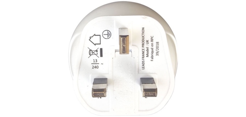 Adaptateur de voyage - France/Grande-Bretagne