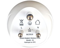 Adaptateur de voyage - France/Inde