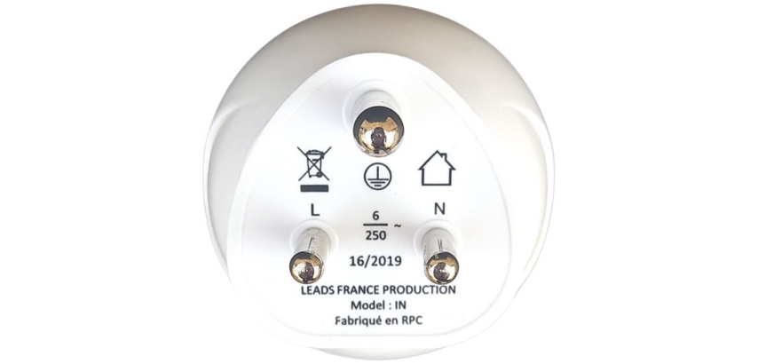 Adaptateur de voyage - France/Inde